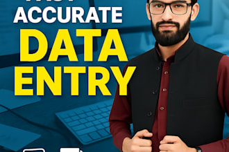 do fast accurate data entry just 1 hour