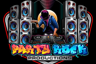 design a professional dj, music, party logo with unlimited revisions