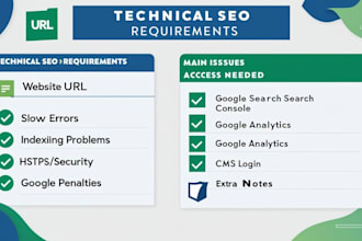 do technical SEO audit and fix errors for your website