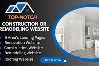 do construction website, contractor website, remodeling website