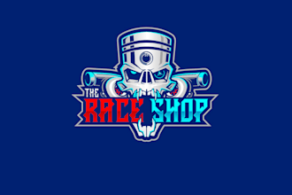 design auto performance shop logo