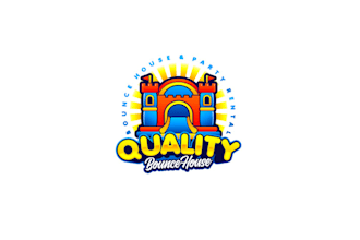 design bounce house rental logo
