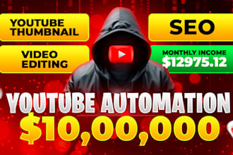 setup youtube automation channel and create cash cow videos