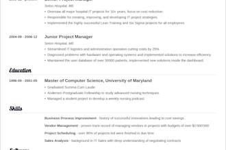 create a modern, professional, and ats friendly resume or CV