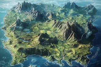 create maps for your fantasy game, book and projects