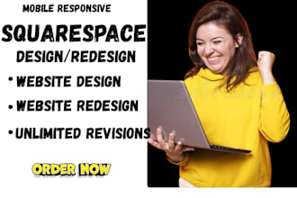 create squarespace website design build website, space website, squarespace