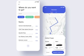 develop ridesharing app, e hailing booking app, taxi booking app, logistic app