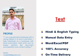 do fast and accurate hindi and english typing work