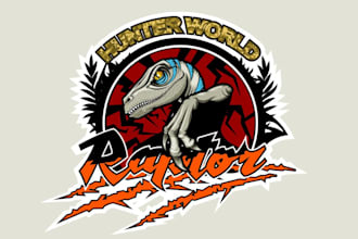 create high quality raptor logo design