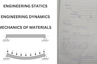 help in engineering statics, engineering dynamics, mechanics of materials