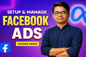 create and manage facebook ads, instagram ads, and set up meta pixel