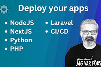 deploy and setup nodejs nextjs python PHP laravel ci cd pipeline github vps