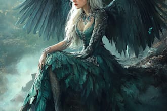 create original characters, fanart, and fantasy portraiture