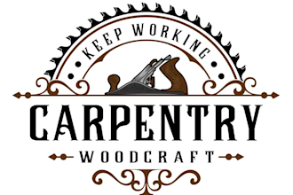 design a carpenter, woodworking, furniture, handyman logo