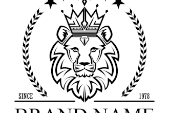 make awesome lion logo with my own creative thinking