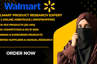 do product research for walmart wfs, oa and dropshipping