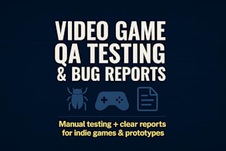 beta test your game and report bugs like a pro