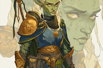 draw your dungeons and dragons characters