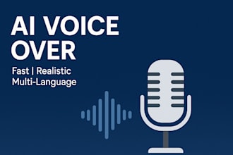 generate realistic ai voice overs for your scripts or videos