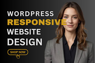 build a professional and responsive wordpress website design