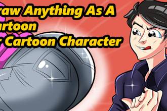 draw anything as a cartoon or cartoon character