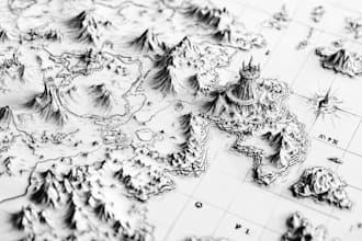 create a fantasy map for you