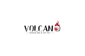 craft a minimalist volcano logo with clean and sharp lines