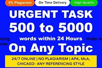 do urgent essay writing, case study, research, summary, mla paper, report