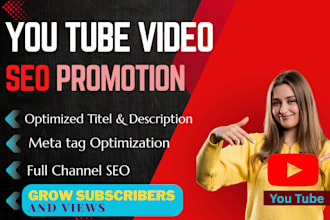 increase your you tub video ranking through SEO optimization