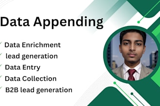 do data appending, data enrichment, and accurate data entry