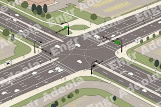 design roads, grading plan and utility plan in autocad and civil 3d