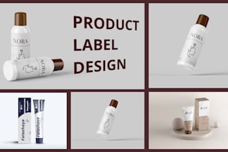 do cosmetic label design product packaging redesign skincare label design