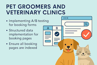 improve your pet grooming or vet booking form with a b testing or airbnb website