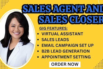 be your high ticket sales closer and lead generation expert