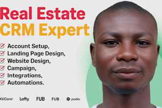 set up real estate crm lofty crm boldtrail kvcore buildium follow up boss idx