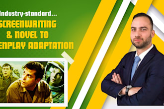 write movie script and adapt novel to screenplay, screenwriting, film writing