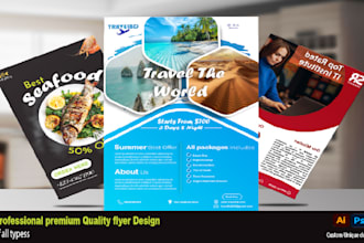 design professional business, event, food, sport, social media flyers