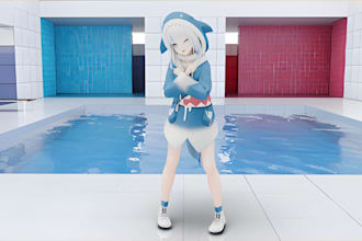 create a 3d game character model design for left 4 dead 2 and garrys mod