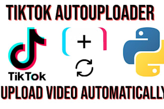 do youtube bot, tiktok bot, uploading bot, posting bot, downloader bot in python