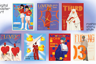 craft unique conceptual designs for editorial and poster use