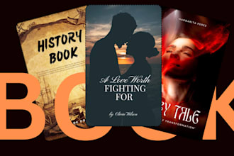 design professional book ,ebook or ai covers