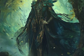 create your dnd or ttrpg fantasy character art or token