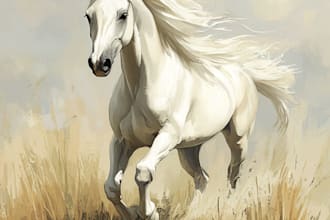 draw portrait of your horse