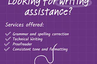 proofread and edit your writing for clarity and correctness