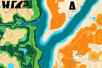design business vector map of any location