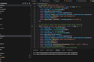 do manual testing and end to end automation using playwright
