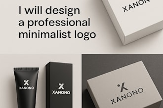 design a premium tech logo and branding for your startup