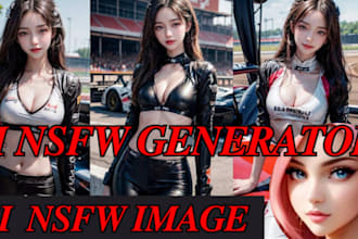 develop a custom ai art and nsfw ai image generator website