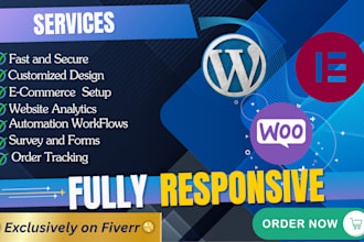 develop a responsive and modern website using HTML, CSS, javascript and cms