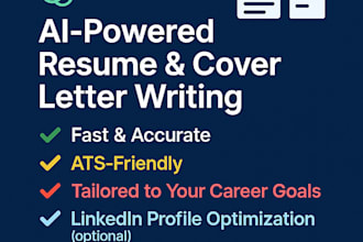 create a professional resume and cover letter using ai tools